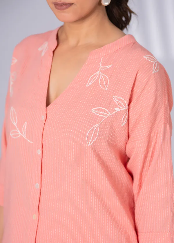 Peach_Katha_Cotton_Relaxed_Fit_Embroidered_Co-Ord_Set_For_Women