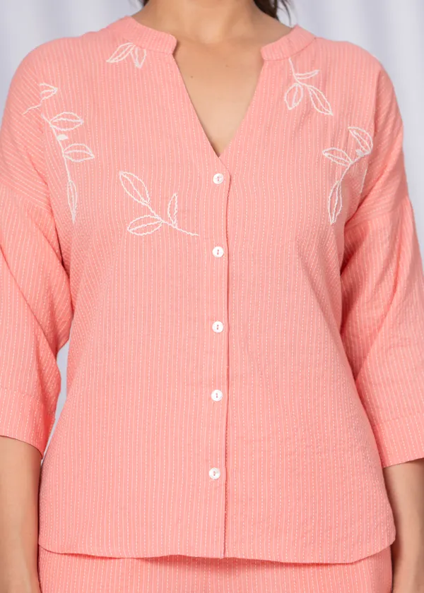 Peach_Katha_Cotton_Relaxed_Fit_Embroidered_Co-Ord_Set_For_Women