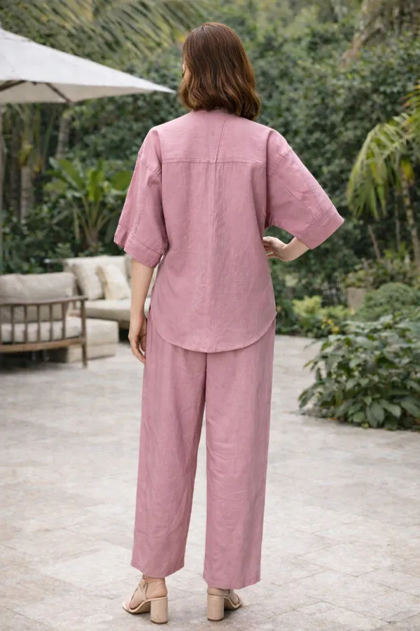 Pink_Relaxed_Fit_Two-Piece_Set_For_Women
