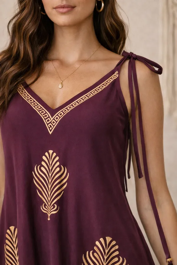 Maroon_Printed_A-Line_Maxi_Dress_For_Women