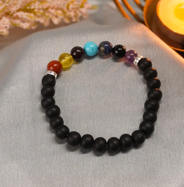 7_Chakra_Karungali_Black_Multicolour_Stone_Bracelet
