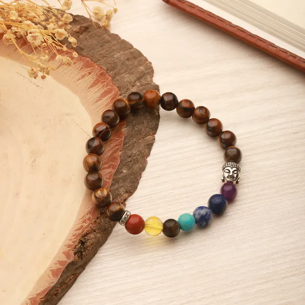 7_Chakra_Tiger_Eye_Brown_Beaded_Buddha_Charm_Bracelet