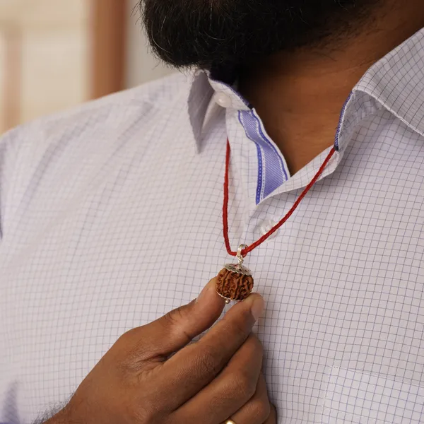 7_Mukhi_Rudraksha_Brown_Bead_Pendant_Mala_(Saat_Mukhi)