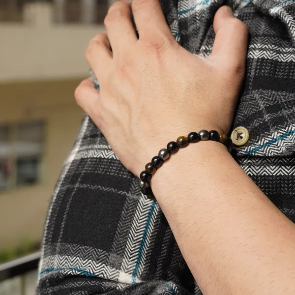 Tiger_Eye_Black_&_Brown_Beaded_Bracelet_for_Unisex_(Protection_Bracelet)