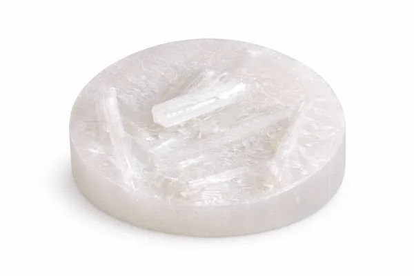 Raw_Selenite_White_Crystal_Round_Decorative_Plate