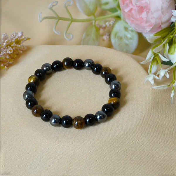 Tiger_Eye_Black_&_Brown_Beaded_Bracelet_for_Unisex_(Protection_Bracelet)