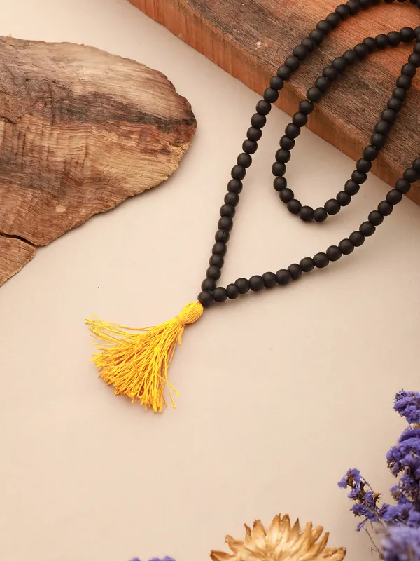 Divya_Karungali_Black_Beaded_Tassel_Mala