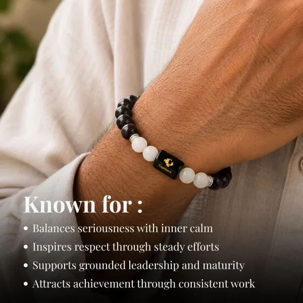 Capricorn__Garnet_&_Milky_Quartz_Zodiac_Band_(मकर_राशि)