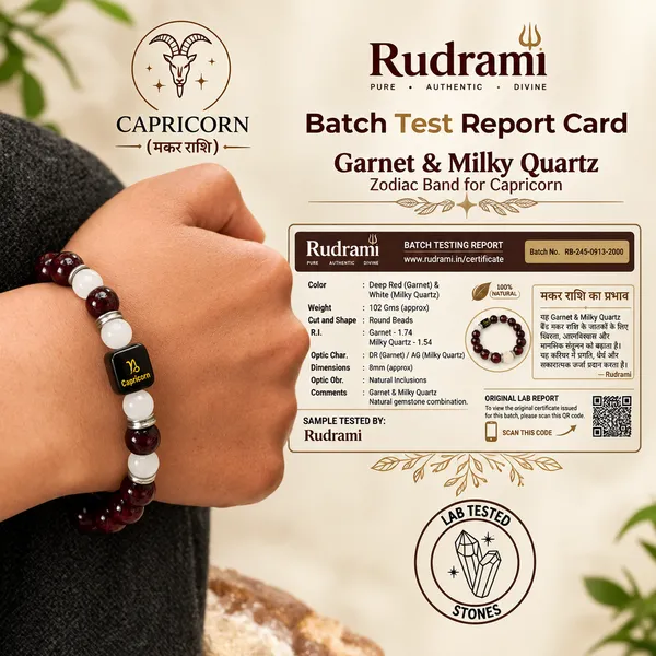 Capricorn__Garnet_&_Milky_Quartz_Zodiac_Band_(मकर_राशि)