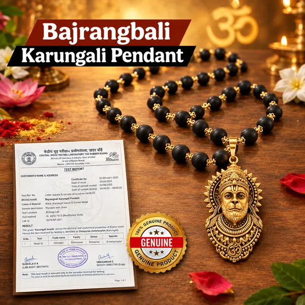Bajrangbali_Karungali_Black_Beaded_Pendant_Mala