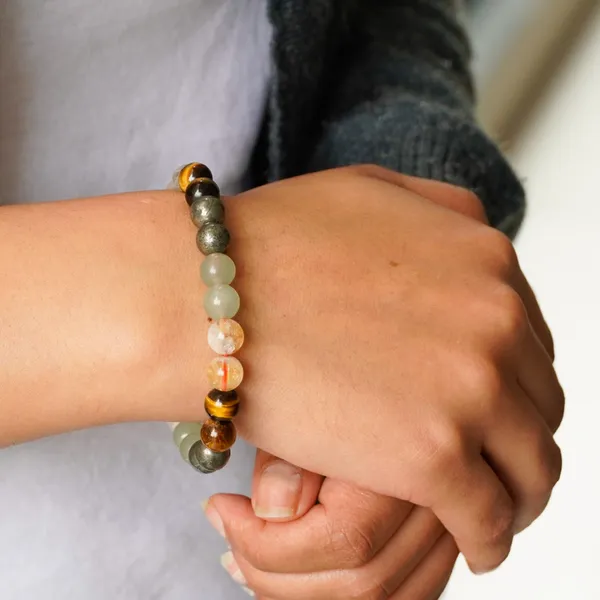 Pyrite_Multicolour_Round_Beaded_Bracelet_(Wealth_Stone_Bracelet)