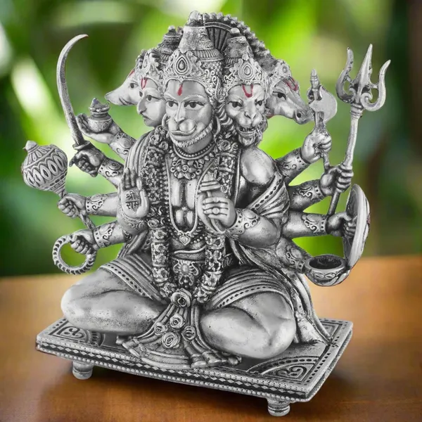 Silver_Plated_Panchmukhi_Hanuman_Ji_Idol_for_Car_Dashboard