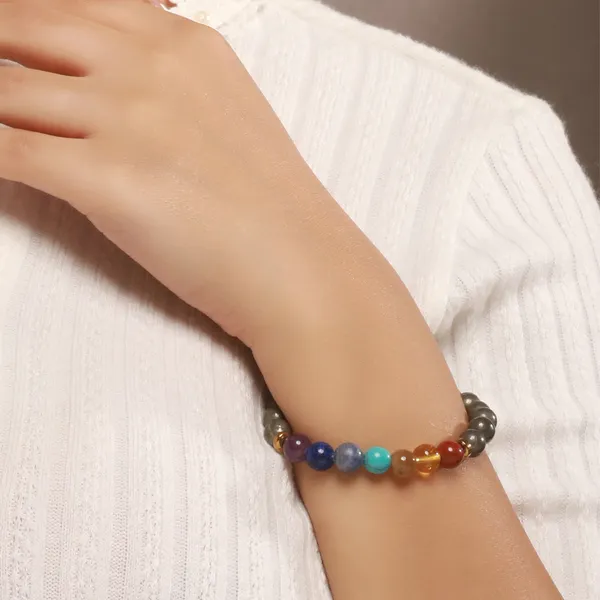 7_Chakra_Pyrite_Metallic_Bead_Bracelet_(Balance_Bracelet)