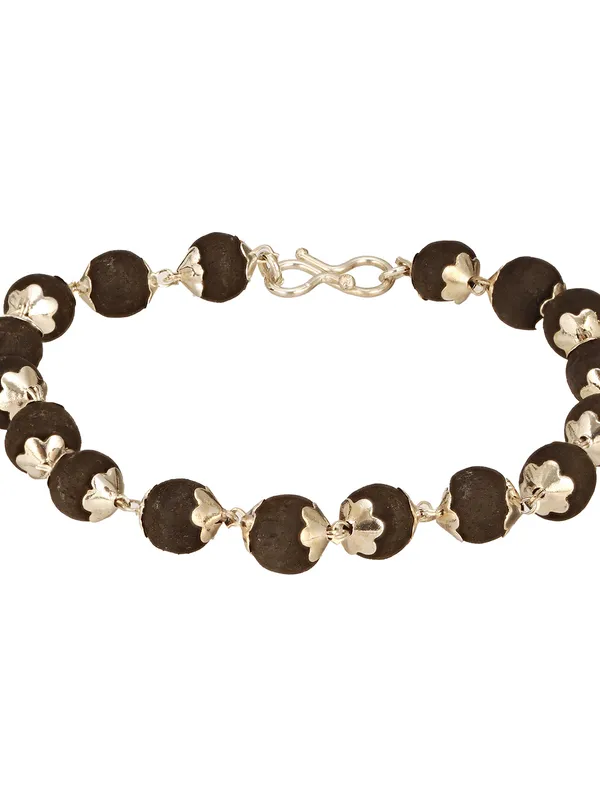 Karungali_Black_Beaded_Mala_&_Bracelet_Combo_for_Men