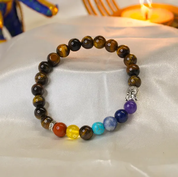 7_Chakra_Tiger_Eye_Brown_Beaded_Buddha_Charm_Bracelet