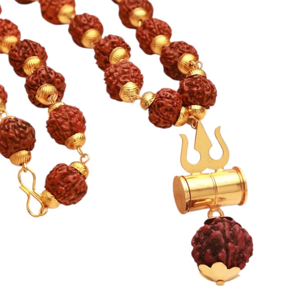 Rudraksha_Trishul_Pendant_Mala,_Lab_Certified
