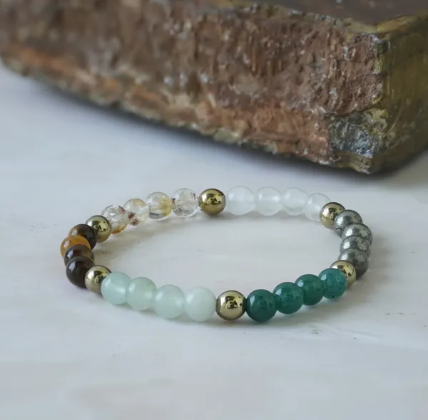 Multicolor_Beaded_Stretch_Bracelet_for_Women_(Dhanlabh_-_Prosperity_Bracelet)