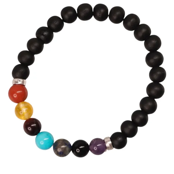 7_Chakra_Karungali_Black_Multicolour_Stone_Bracelet