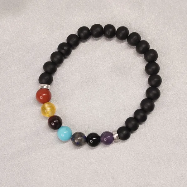 7_Chakra_Karungali_Black_Multicolour_Bracelet