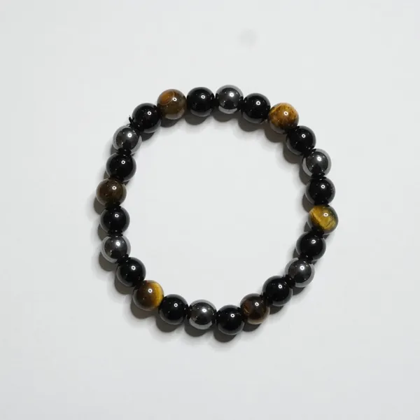 Tiger_Eye_Black_&_Brown_Beaded_Bracelet_for_Unisex_(Protection_Bracelet)