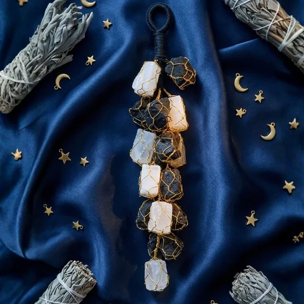 Black_Tourmaline_&_Selenite_Grape_Hanging_for_Home_Protection,_Evil_Eye_&_Vastu,_Natural_Raw_Crystal_Door_Hanging