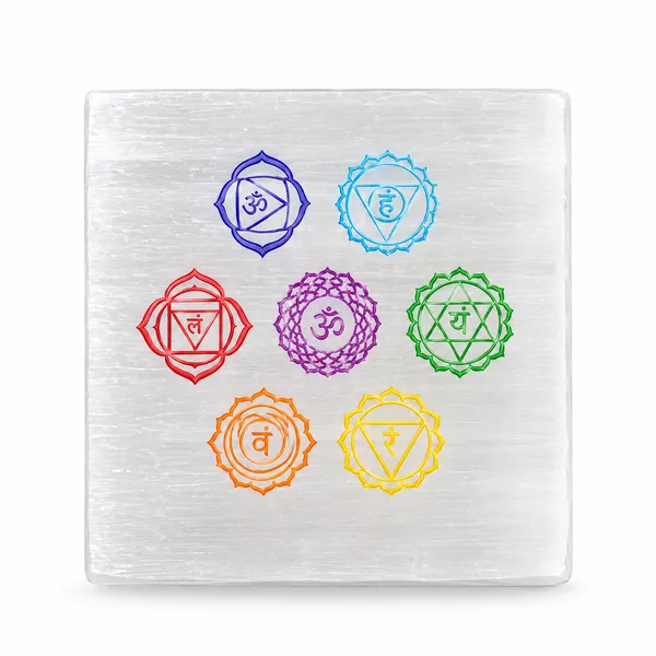 Selenite_Charging_Plate_Round_with_Om_Lotus_7_Chakra_Design,_Natural_Crystal_Cleansing_Plate_for_Reiki_&_Puja
