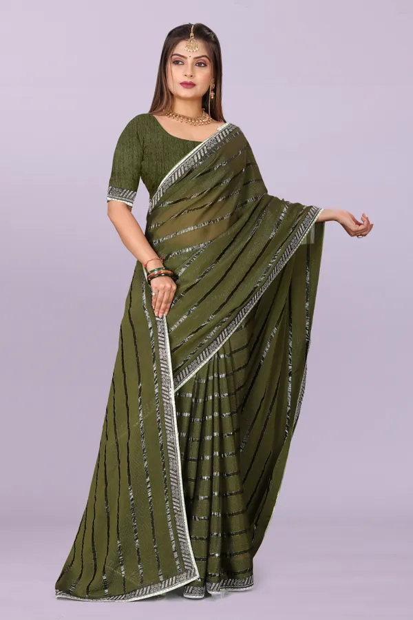 Green_Printed_Saree_for_Women