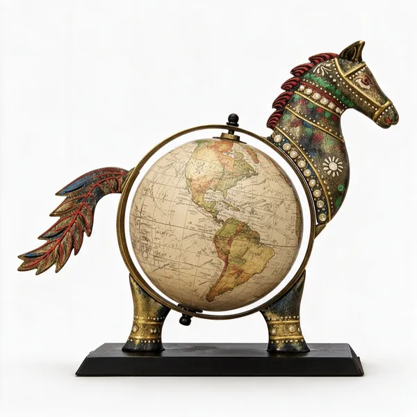 Luxury_Horse_Globe