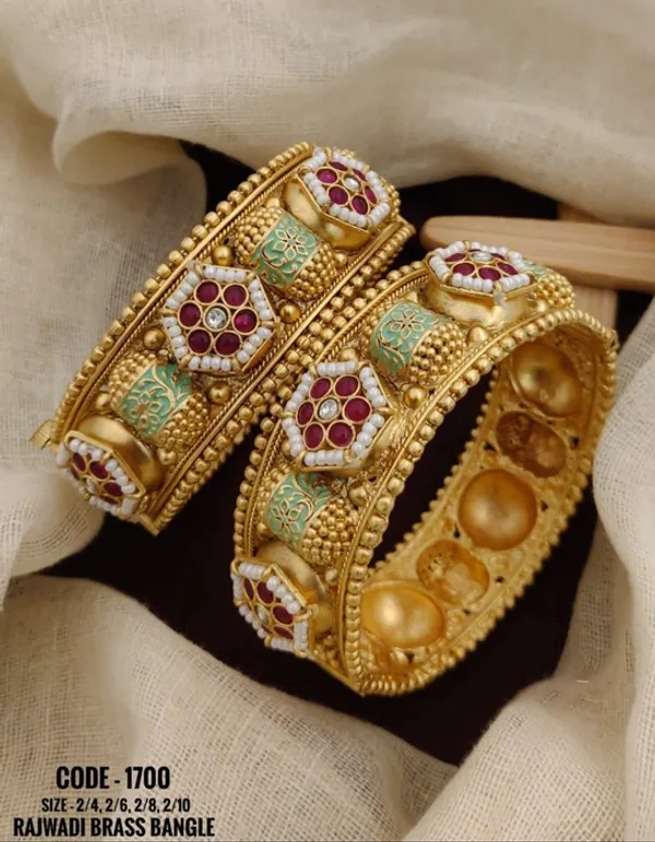 Prizetaa_Rajwadi_Brass_Ethnic_Adjustable_Kada_For_Women