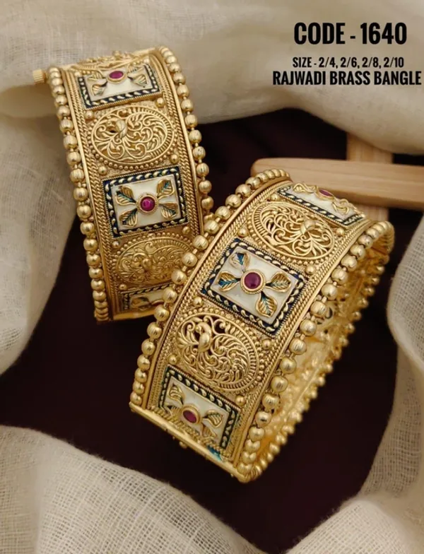 Prizetaa_Rajwadi_Brass_Ethnic_Adjustable_Kada_For_Women