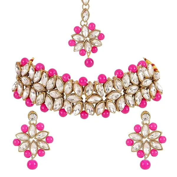 Fashion_Latest_Choker_Design_Antique_Kundan_Traditional_Necklace_Jewellery_Set_for_Women