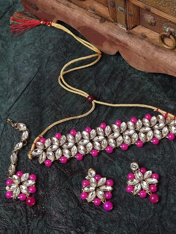 Fashion_Latest_Choker_Design_Antique_Kundan_Traditional_Necklace_Jewellery_Set_for_Women