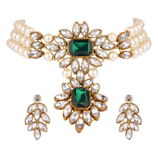Prizetaa_Green_And_White_Pearl_Ethnic_Gold_Plated_Choker_Necklace_Set