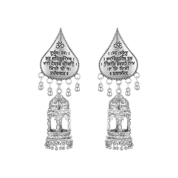 Prizetaa_Bohemian_Silver_Oval_Jhumki_Earrings