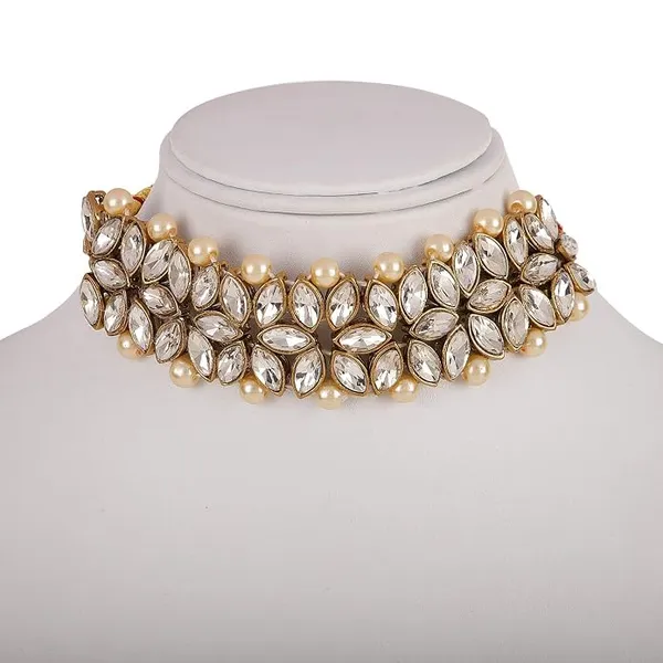 Fashion_Latest_Choker_Design_Antique_Kundan_Traditional_Necklace_Jewellery_Set_for_Women