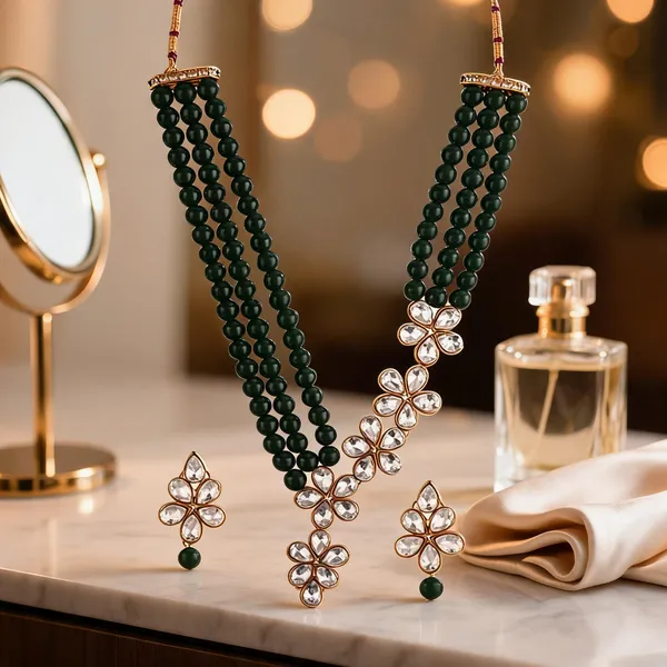 Prizetaa_Green_Floral_Pearl_Ethnic_Gold_Plated_Long_Necklace_Set