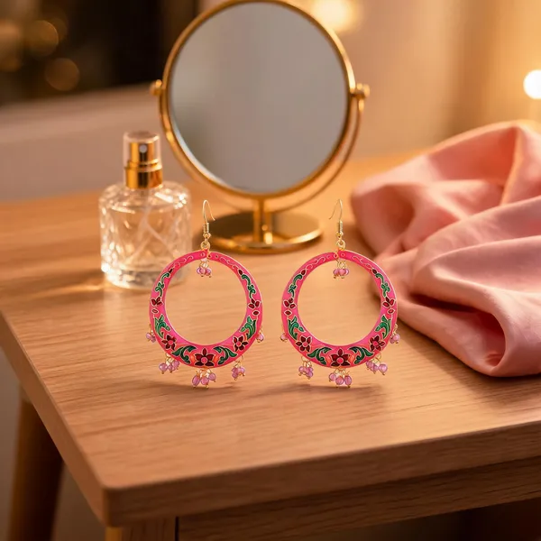 Prizetaa_Pink_Chandbaali_Hook_Earrings_Pack_Of_2