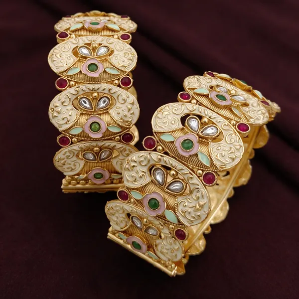Prizetaa_Rajwadi_Brass_Ethnic_Adjustable_Kada_For_Women
