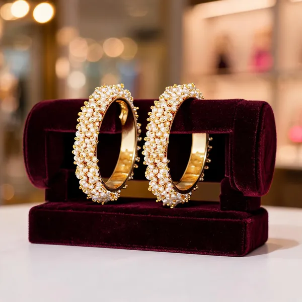 Prizetaa_Gold_Plated_Pearl_Ethnic_Bangles_For_Women
