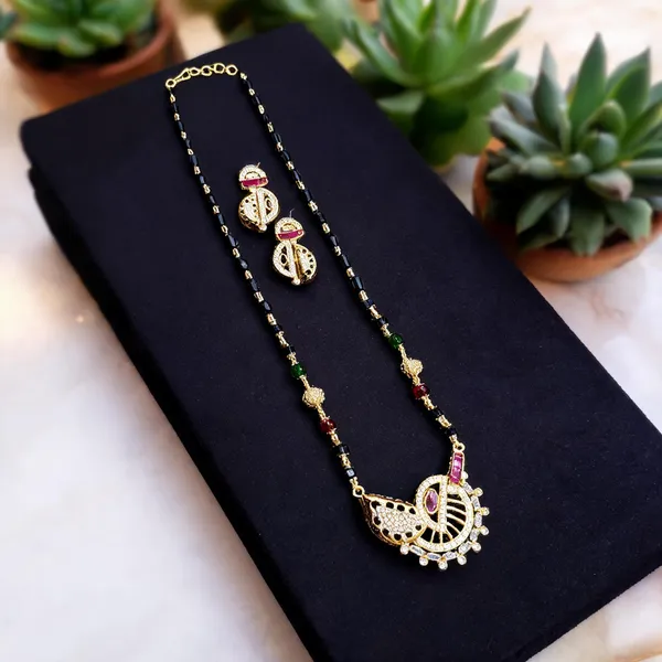 Prizetaa_Brass_Designer_Traditional_Mangalsutra_With_Earrings_Jewellery_Set_For_Women