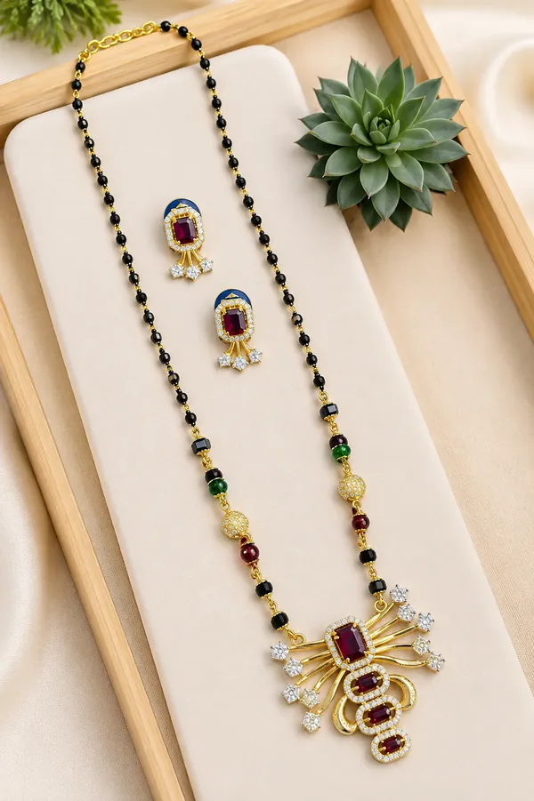 Prizetaa_Brass_Designer_Traditional_Mangalsutra_With_Earrings_Jewellery_Set_For_Women