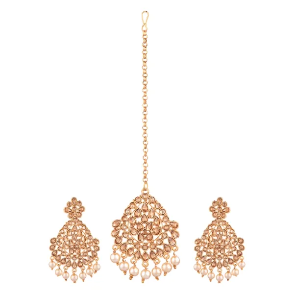 Prizetaa_Lcd_Stone_Brown_And_Golden_Pearl_Oval_Earrings_With_Maangtikka_Set