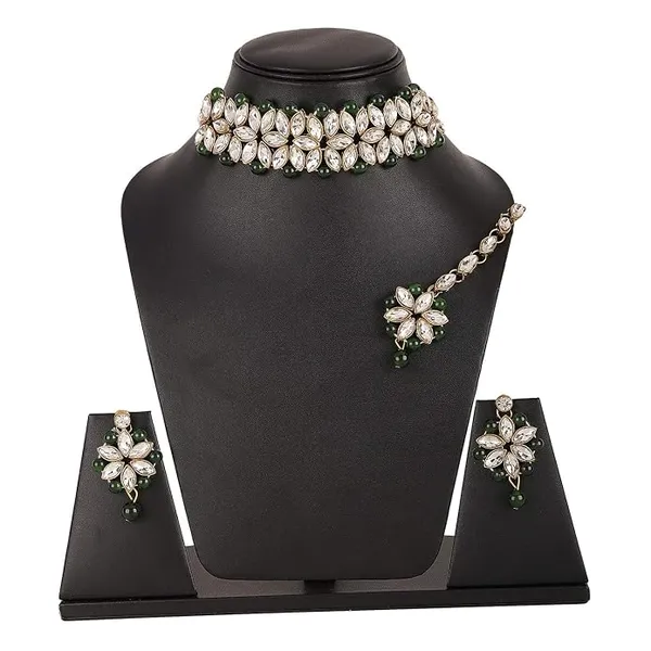 Fashion_Latest_Choker_Design_Antique_Kundan_Traditional_Necklace_Jewellery_Set_for_Women