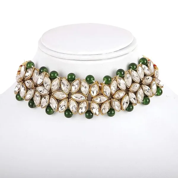Fashion_Latest_Choker_Design_Antique_Kundan_Traditional_Necklace_Jewellery_Set_for_Women