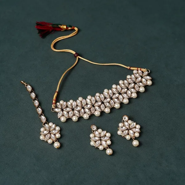 Fashion_Latest_Choker_Design_Antique_Kundan_Traditional_Necklace_Jewellery_Set_for_Women