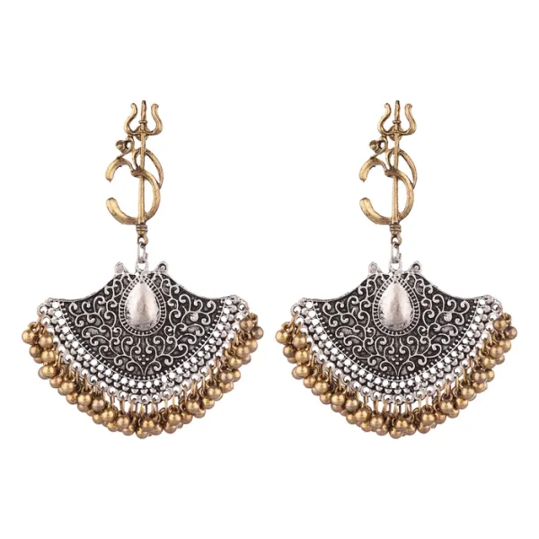 Prizetaa_Om_Two_Tone_Oxidise_Dangler_Earrings