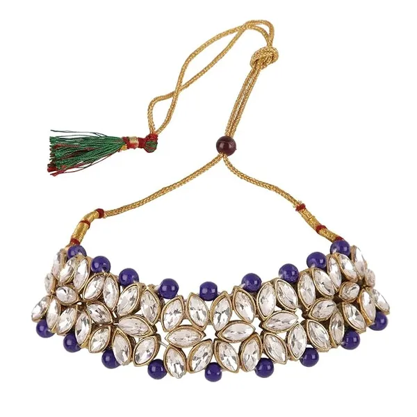 Fashion_Latest_Choker_Design_Antique_Kundan_Traditional_Necklace_Jewellery_Set_for_Women