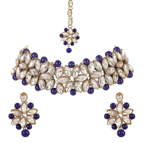 Fashion_Latest_Choker_Design_Antique_Kundan_Traditional_Necklace_Jewellery_Set_for_Women