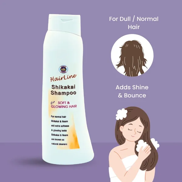 HairLine_Shikakai_Shampoo_For_Soft_And_Glowing_Hair