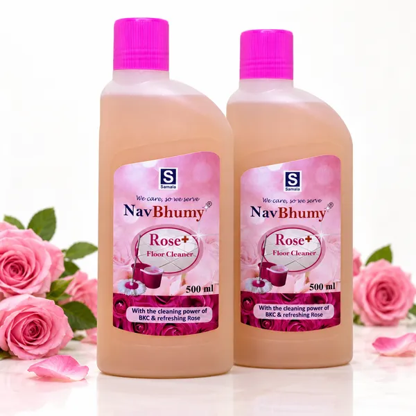 NavBhumy_+Rose_Fragrance_Floor_Cleaner